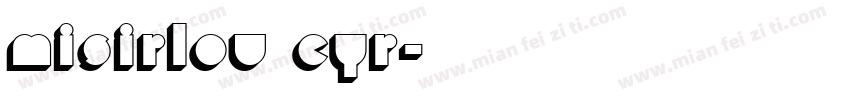 Misirlou Cyr字体转换